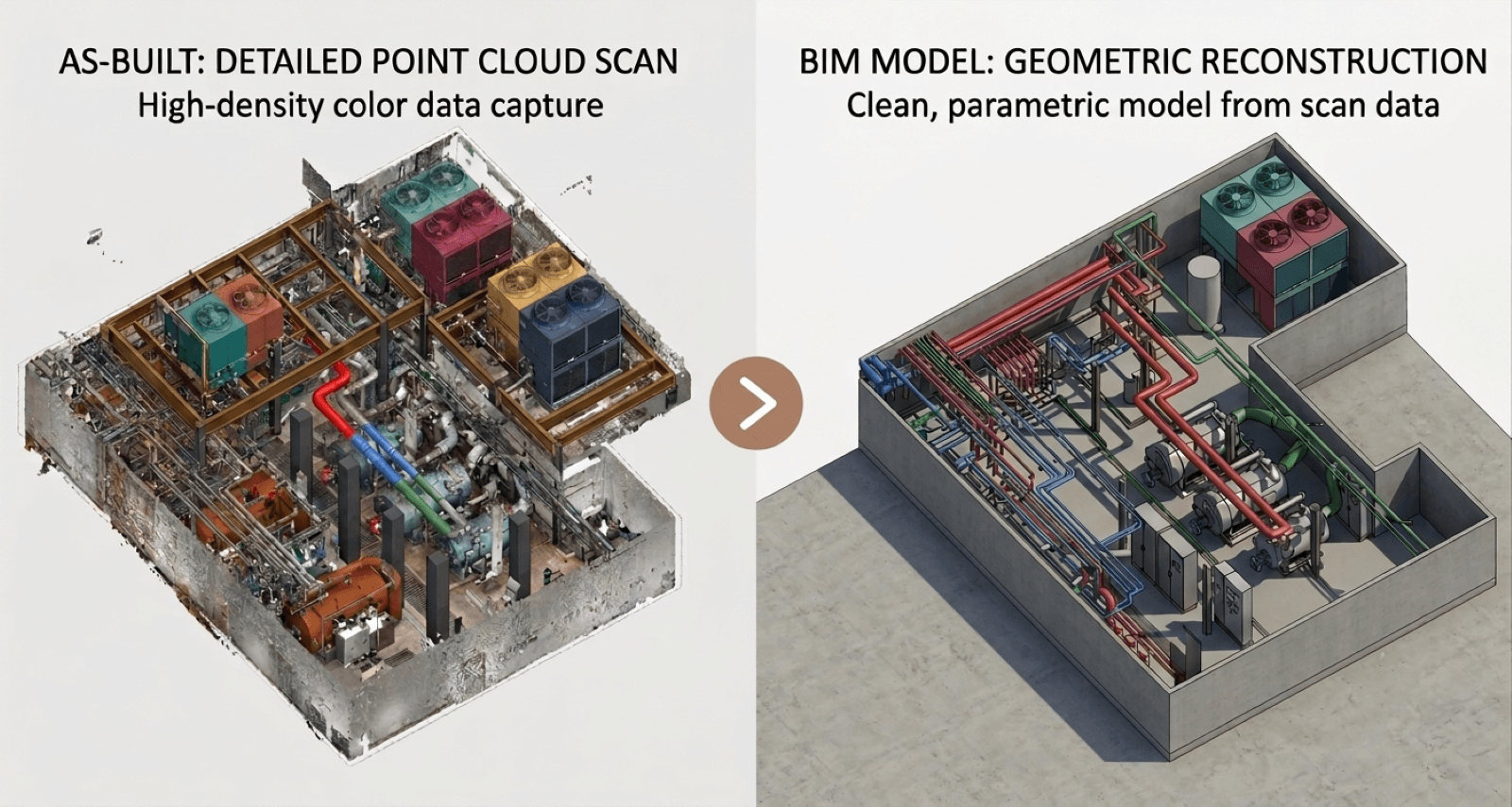 Transform Scans to Data-rich BIMs